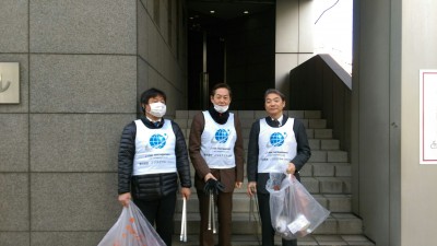 市街地清掃を行いました！（長崎支社）-1